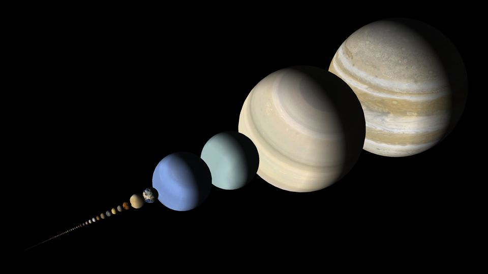The Large Picture Blog The Solar System...to Scale